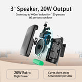 T30 Bluetooth UHF /2.4G 20W Portable Microphone Speaker, Amplifier with UHF Wireless Mic or 2.4G Wireless Mic